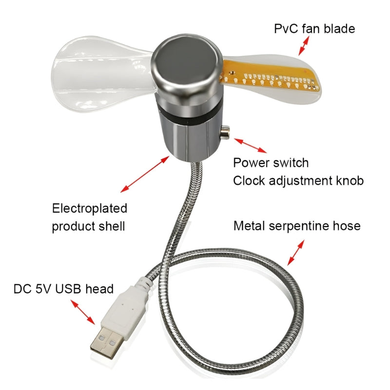 ClockCooler™ | Uhr und Ventilator in einem!