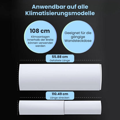 Verstellbarer Windabweiser für die Klimaanlage