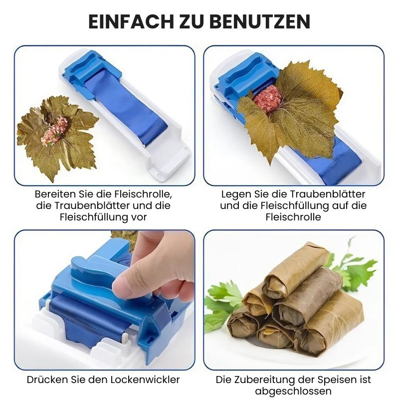 Effiziente Kohlblatt- und Fleischwalzmaschine