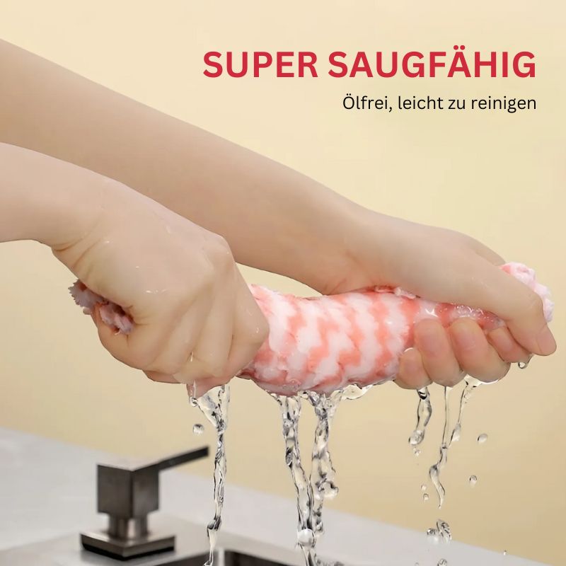 Saugfähige 10-teilige Korallenvlies-Küchentücher