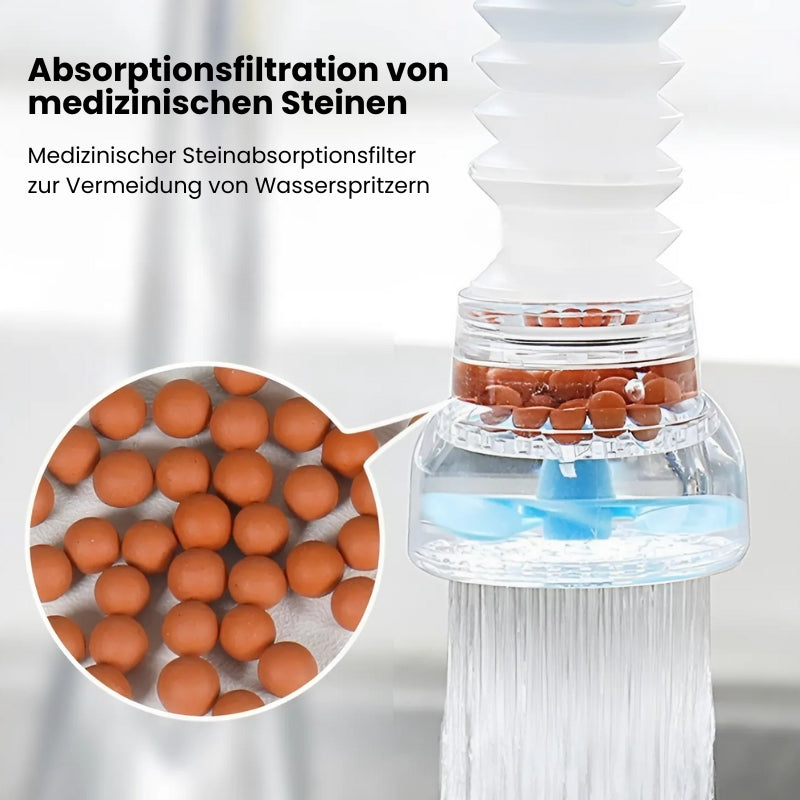 1+1 Gratis | Universal 360 Drehung Wasserhahn Düse Adapter