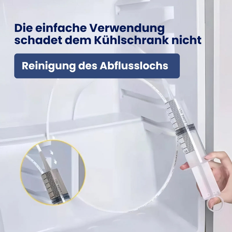 Kühlschrank Abflussreinigungsbürsten-Set mit Saugspritze
