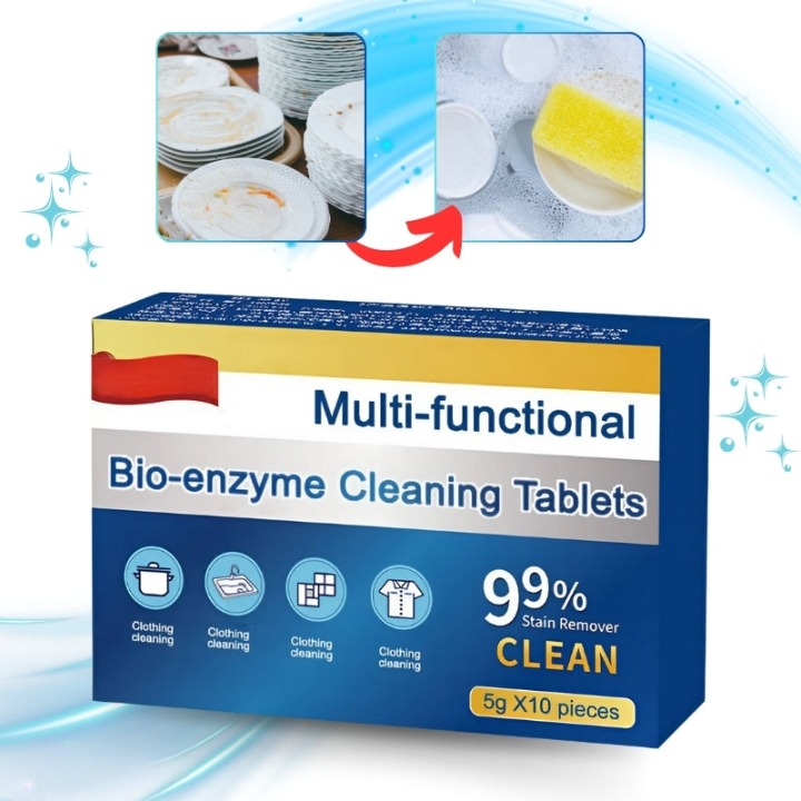 Multifunktionale Bio-Enzym-Waschmittel-Tabletten