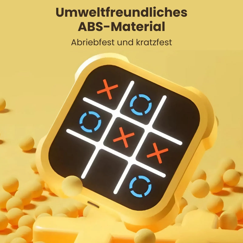 Kompaktes elektronisches Tic-Tac-Toe Puzzle-Spiel