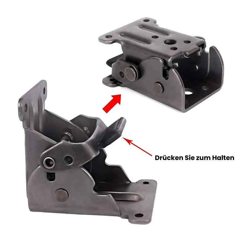 Selbstverriegelnde 90° Klappscharniere