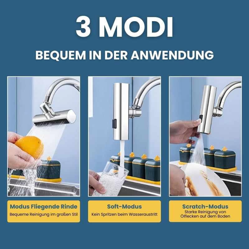 Drehbare 3-IN-1 Wasserhahnverlängerung