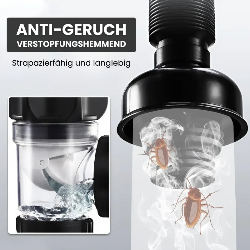 Anti-Geruch Universal Waschbecken Abflussrohr