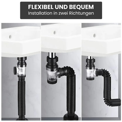 Anti-Geruch Universal Waschbecken Abflussrohr