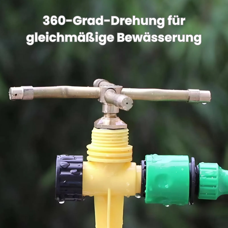 1+2 GRATIS | Automatisch rotierende Gartenbewässerungsdüse aus Messing