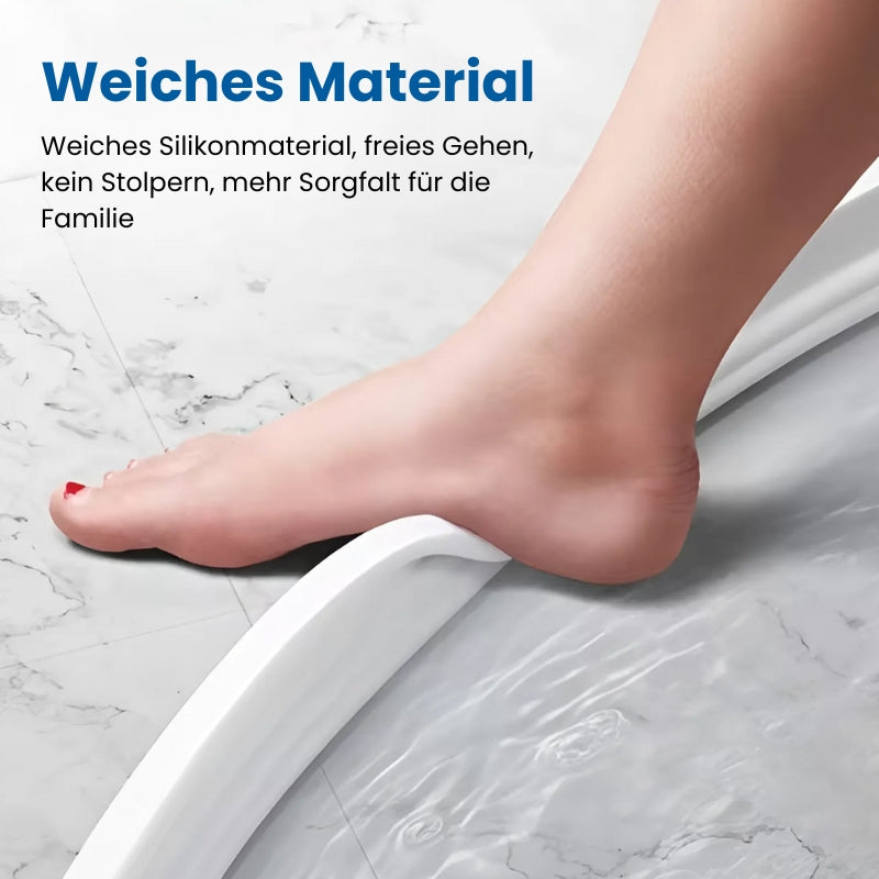 Flexibler Silikon-Wasserstoppstreifen für Bad und Küche