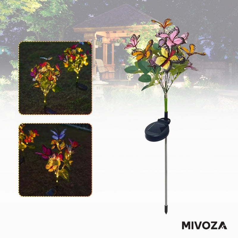 1+1 Gratis | Solar LED Butterfly Bodenlampe