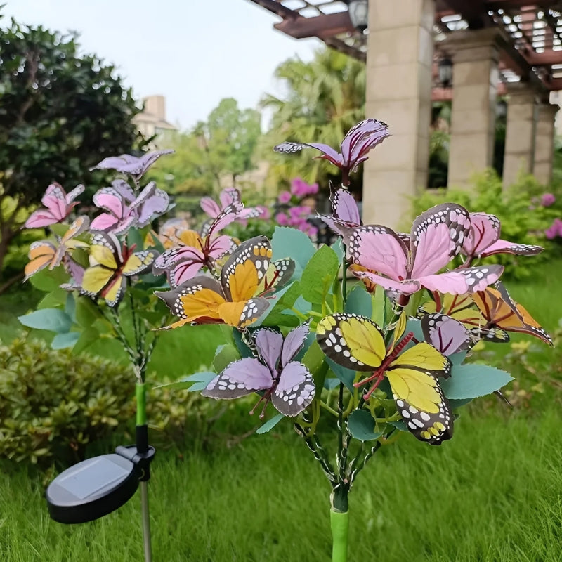 1+1 Gratis | Solar LED Butterfly Bodenlampe