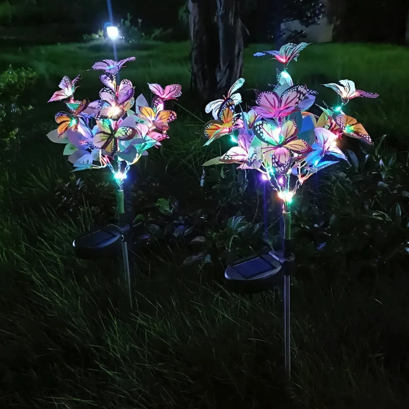 1+1 Gratis | Solar LED Butterfly Bodenlampe