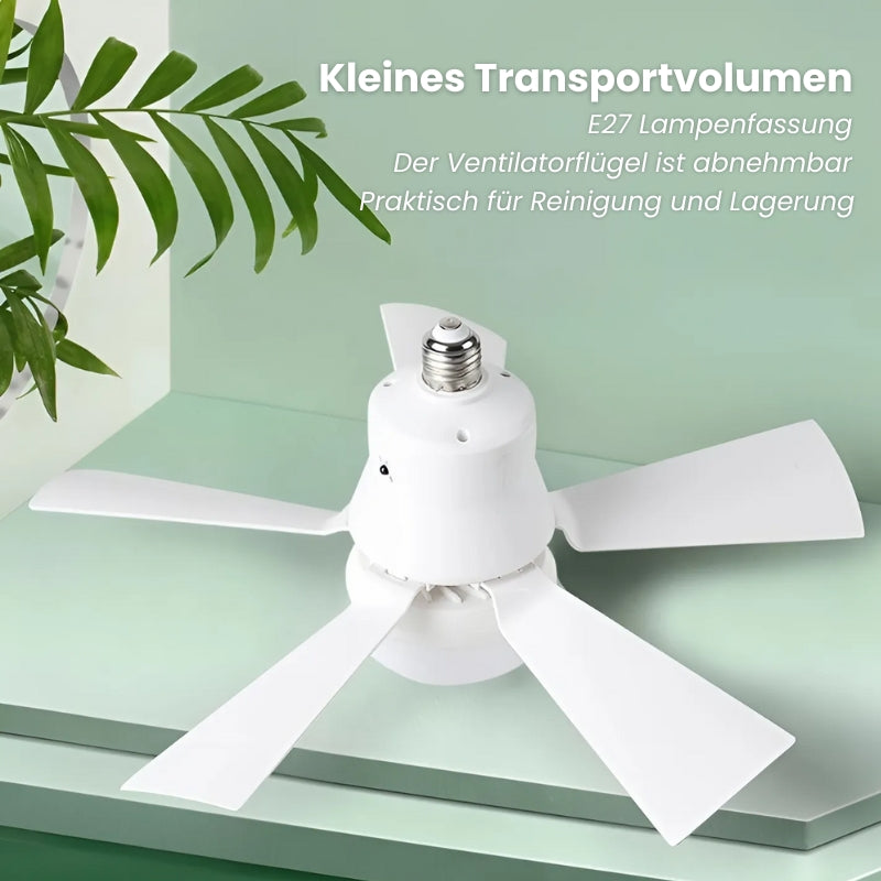 Multifunktionale LED-Deckenventilatorleuchte mit Fernbedienung