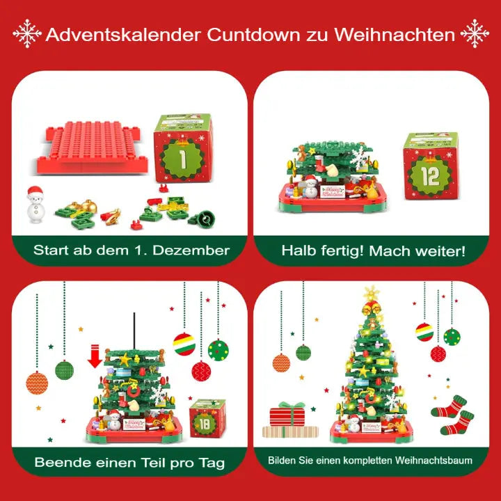Adventskalender – Weihnachtsbaum-Bausteine Mivoza Deutschland