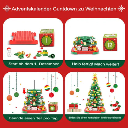 Adventskalender – Weihnachtsbaum-Bausteine Mivoza Deutschland