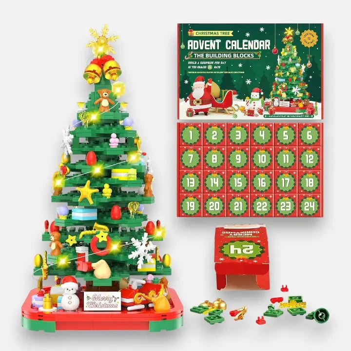 Adventskalender – Weihnachtsbaum-Bausteine Mivoza Deutschland