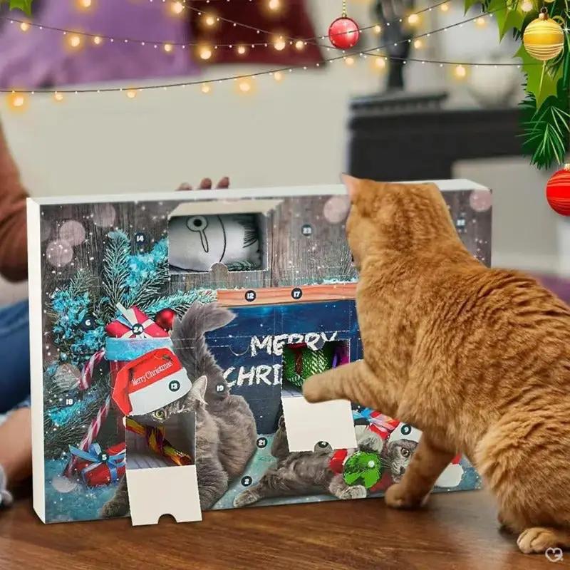 Adventskalender für Katzen — 24 liebevoll ausgewählte Spielzeuge Mivoza Deutschland