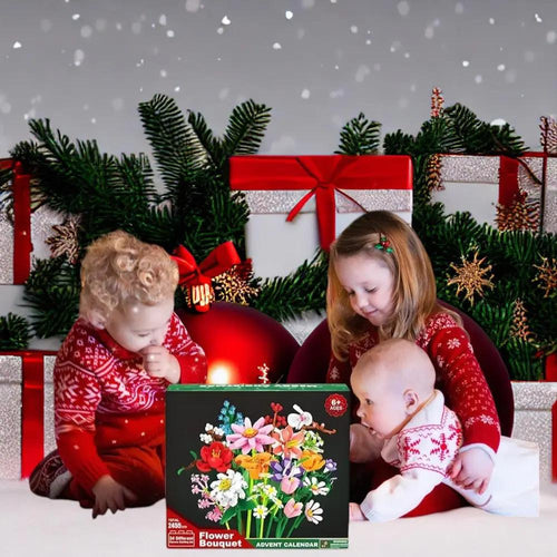 Adventskalender mit Blumen-Bausteinen – 24 Tage kreativer Weihnachtsfreude Mivoza Deutschland