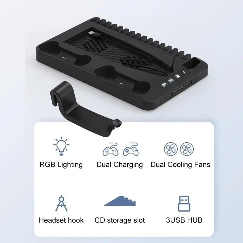 All-in-One-Kühl- und Ladestation für Dual-PS5-Controller Mivoza Deutschland