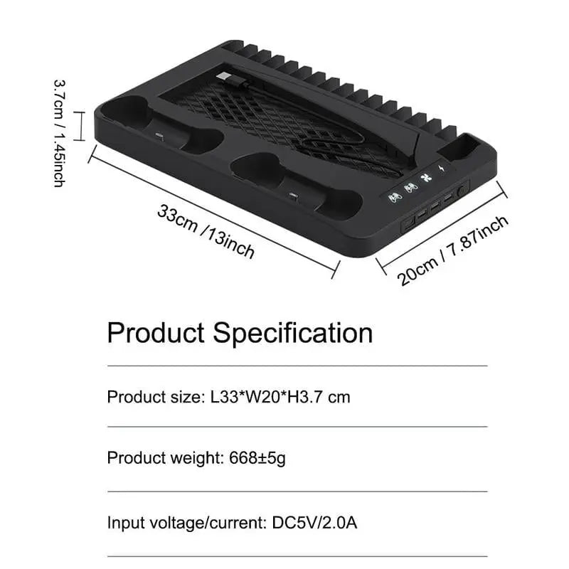 All-in-One-Kühl- und Ladestation für Dual-PS5-Controller Mivoza Deutschland