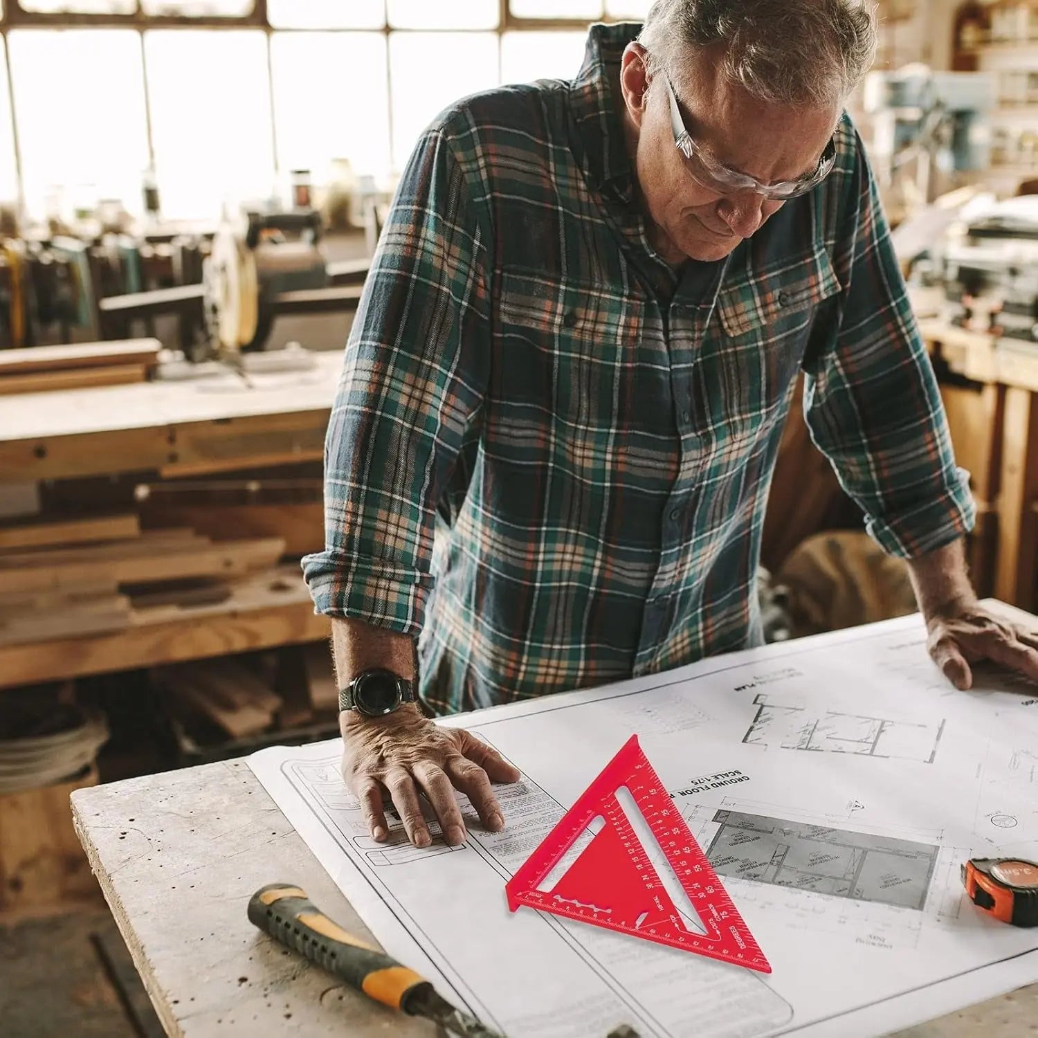 Aluminium Dreieck-Winkelmesser – Präzises Messen für schnelle Ergebnisse Mivoza Deutschland