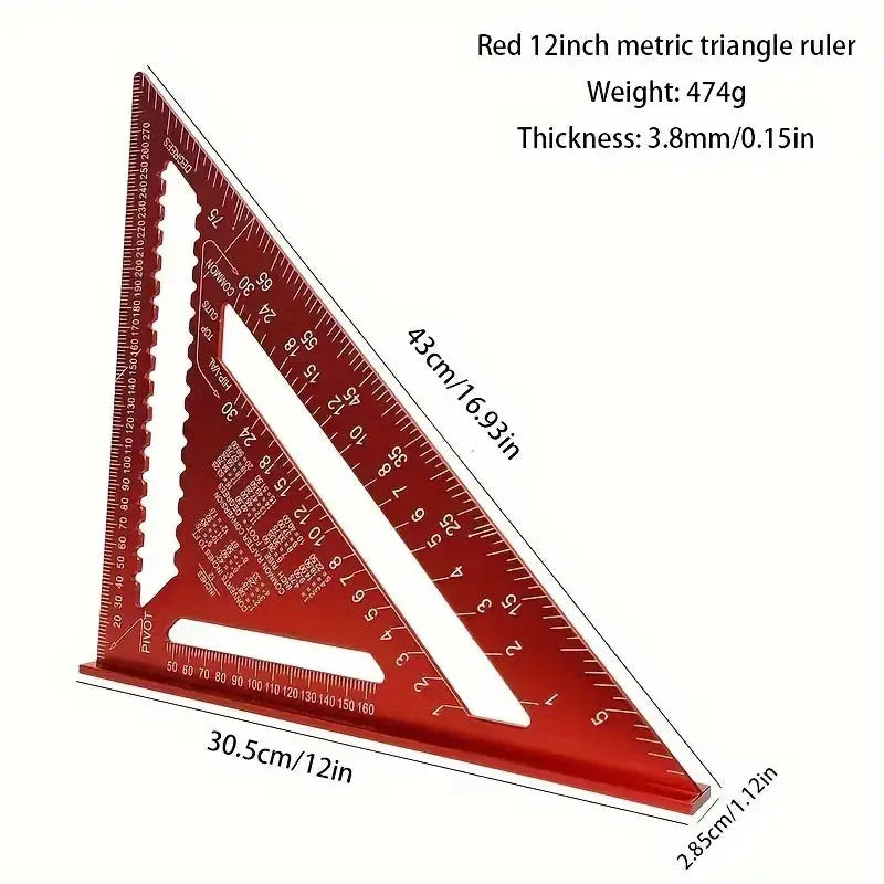 Aluminium Dreieck-Winkelmesser – Präzises Messen für schnelle Ergebnisse Mivoza Deutschland