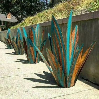 Anti-Rost Metall Agave Pflanze – Lebendige Garten Dekoration Mivoza Deutschland