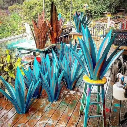 Anti-Rost Metall Agave Pflanze – Lebendige Garten Dekoration Mivoza Deutschland