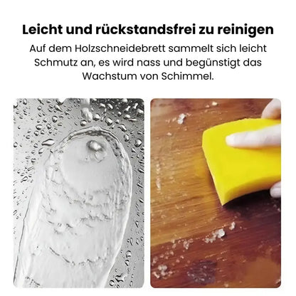 Antibakterielles Schneidebrett aus Edelstahl mit Griff Mivoza Deutschland