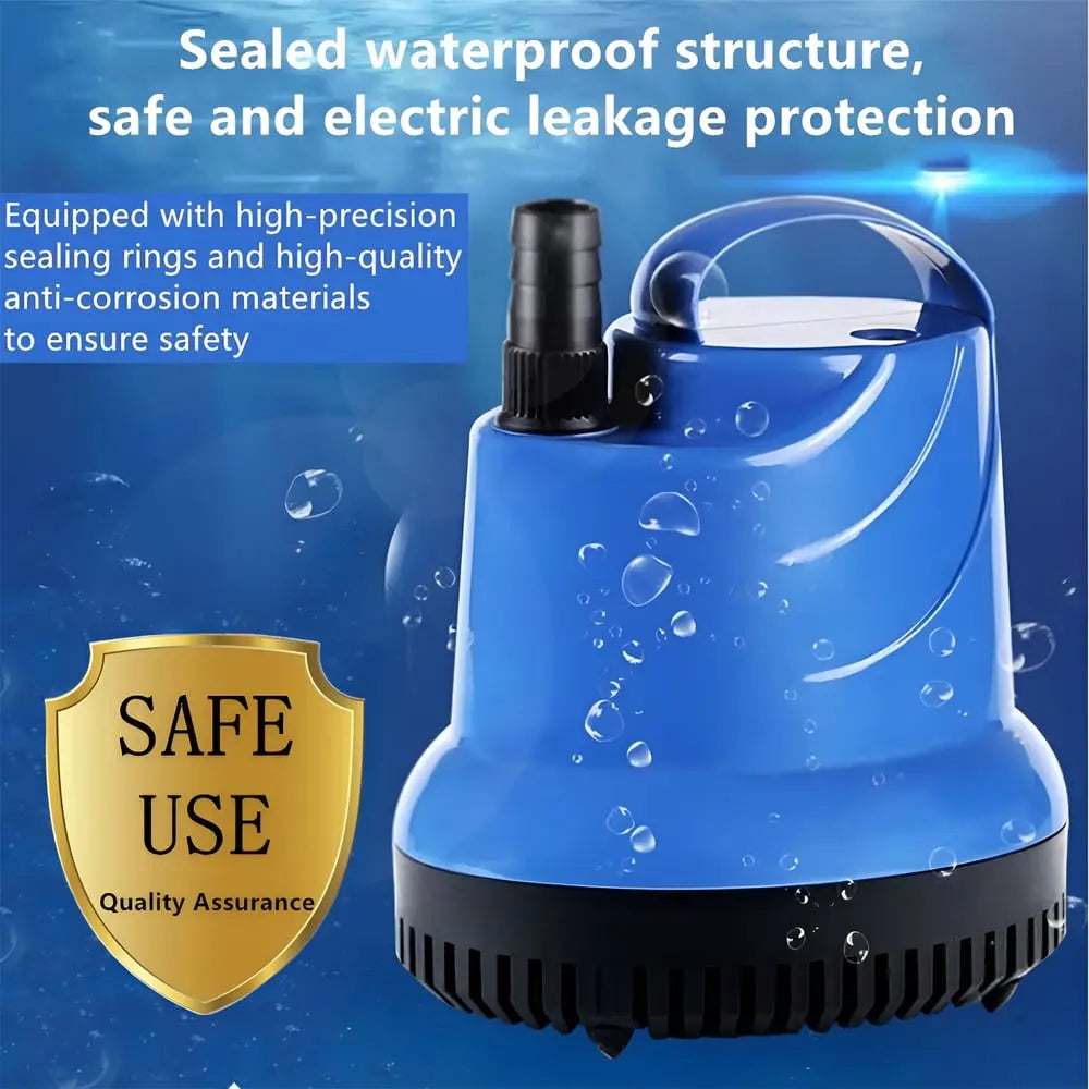 Aquariumwasserpumpe — Flüsterleise Reinigung mit starkem Wasserdurchfluss Mivoza Deutschland