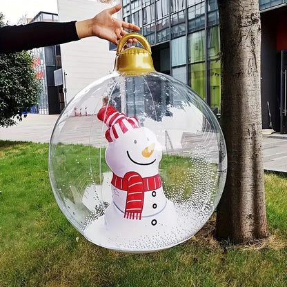 Aufblasbare Weihnachtskugel mit Licht — Mit Fernbedienung steuerbar Mivoza Deutschland