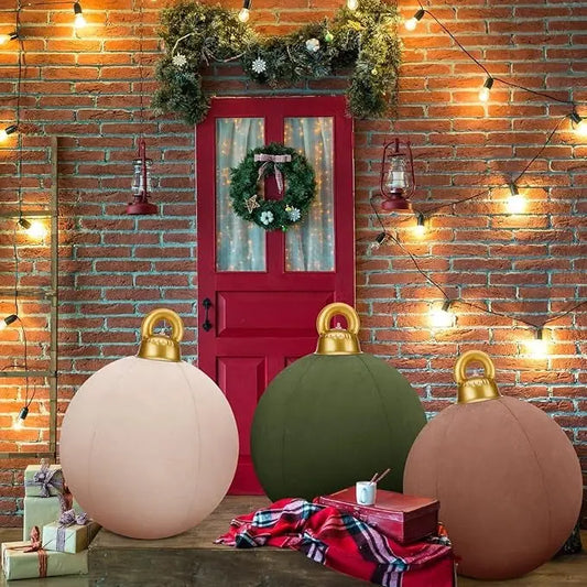 Aufblasbare Weihnachtskugeln groß — Stilvolle & überraschende Dekoidee Mivoza Deutschland