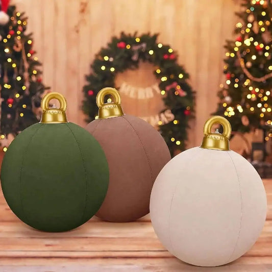 Aufblasbare Weihnachtskugeln groß — Stilvolle & überraschende Dekoidee Mivoza Deutschland