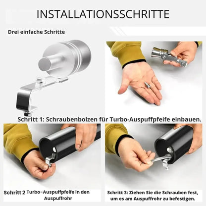 Auspuffrohr-Pfeife für Turbomotoren Mivoza Deutschland