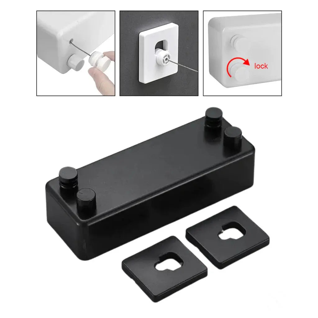 Ausziehbare Wäscheleine – Perfekte Lösung zum Trocknen ohne Platzverlust Mivoza Deutschland