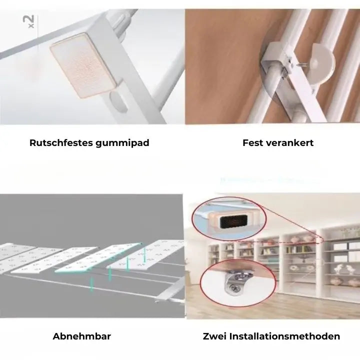 Ausziehbares Regalbrett für flexible Lagerung Mivoza Deutschland