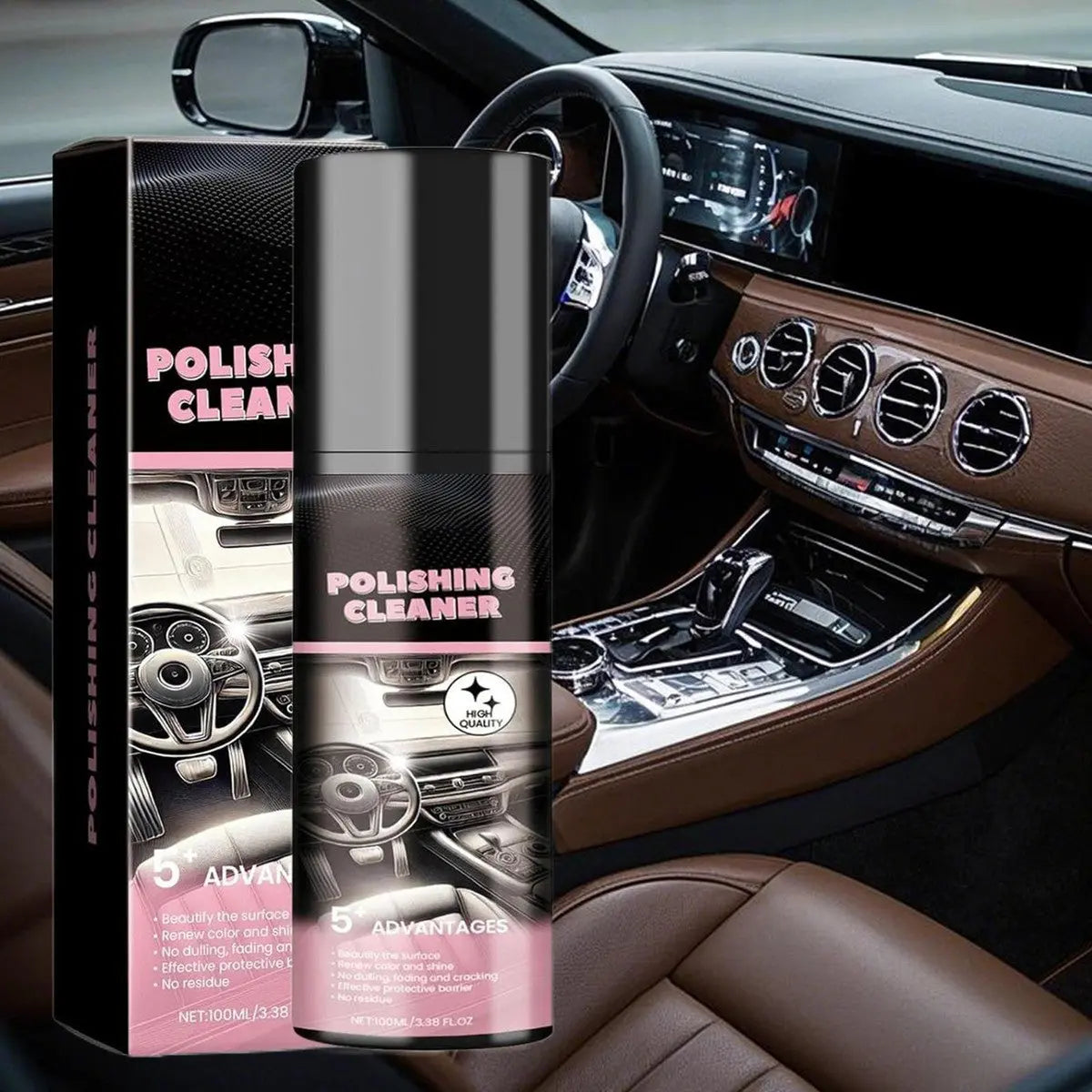 Auto-Innenraum Polierspray — Langanhaltender Glanz für ein gepflegtes Fahrzeug Mivoza Deutschland