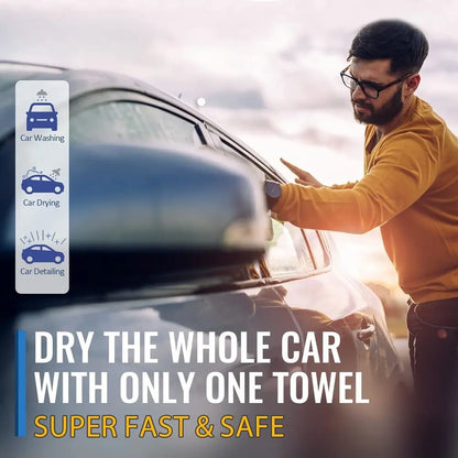 Auto-Trockentuch Mikrofaser — Sanft zu Lack, Glas & Innenraum Mivoza Deutschland