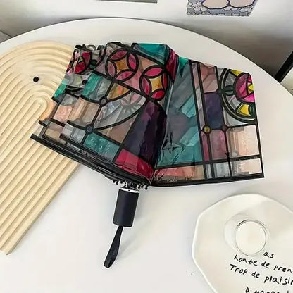 Automatikschirm im Vintage-Stil – Inspiriert von Poesie & Glaskunst Mivoza Deutschland