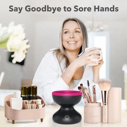 Automatischer Make-up-Pinselreiniger — USB-betriebenes Tiefenreinigungsgerät Mivoza Deutschland