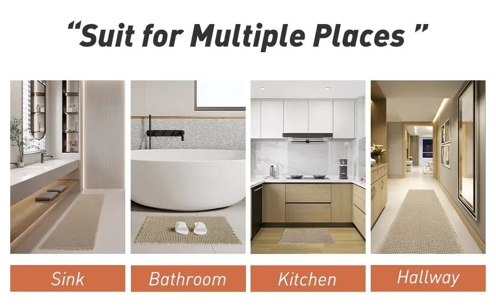 Badläufer — Waffelstruktur für schnelle Trocknung & Komfort Mivoza Deutschland