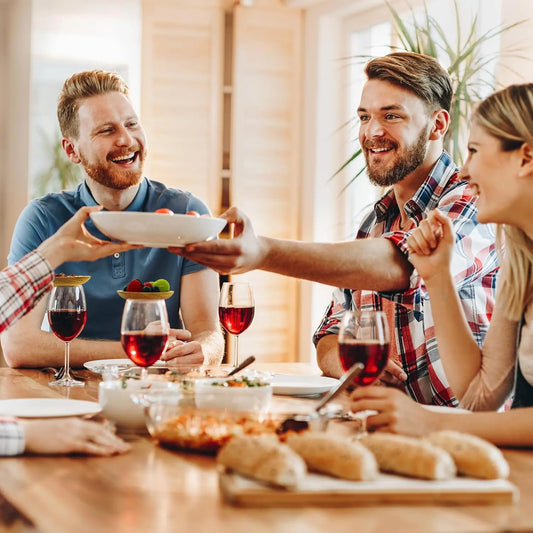 Bambus-Weinglas-Topper (4-Stück) Mivoza Deutschland