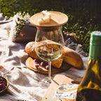 Bambus-Weinglas-Topper (4-Stück) Mivoza Deutschland