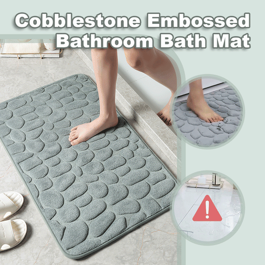 BathMat™ Geprägter Badvorleger mit Kopfsteinpflaster Mivoza Deutschland