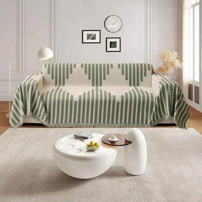 Baumwoll-Chenille Sofadecke — Passt zu jedem Interieur & jeder Jahreszeit Mivoza Deutschland