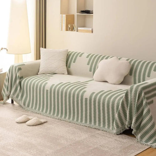 Baumwoll-Chenille Sofadecke — Passt zu jedem Interieur & jeder Jahreszeit Mivoza Deutschland