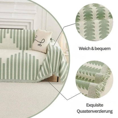 Baumwoll-Chenille Sofadecke — Passt zu jedem Interieur & jeder Jahreszeit Mivoza Deutschland