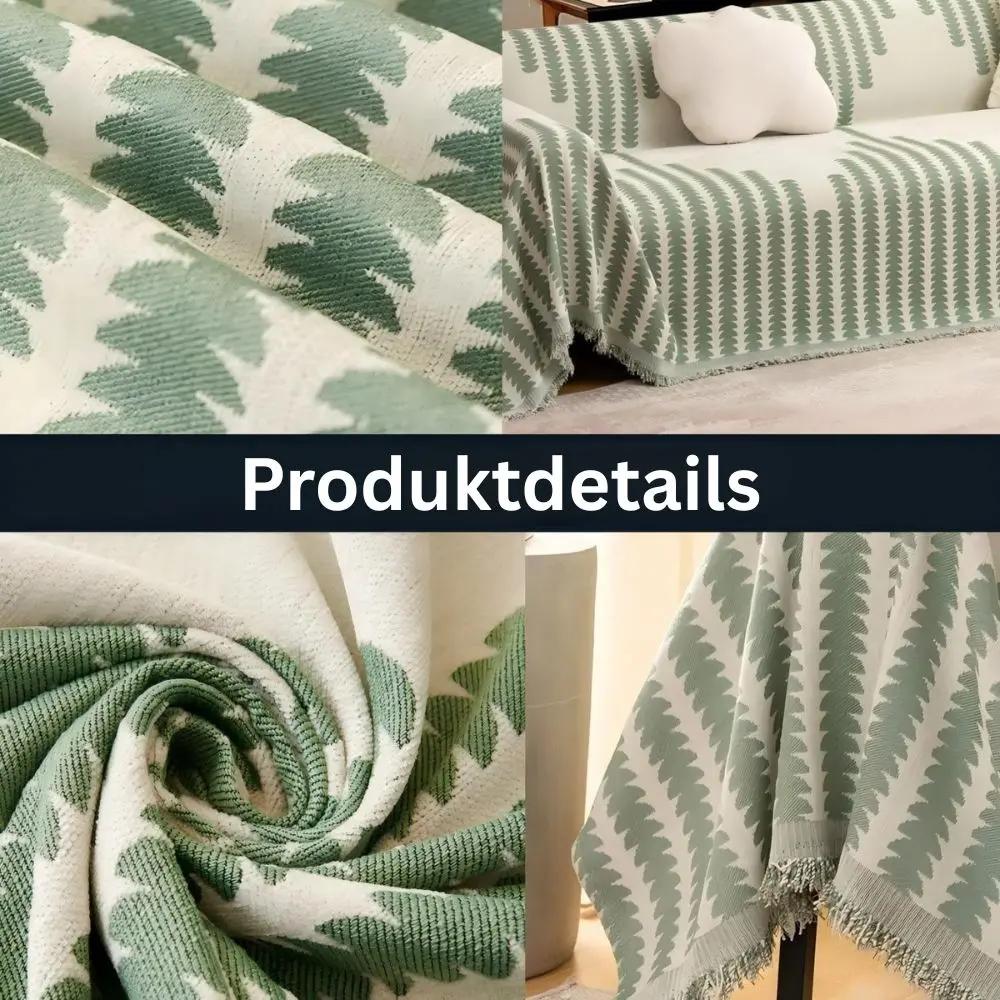 Baumwoll-Chenille Sofadecke — Passt zu jedem Interieur & jeder Jahreszeit Mivoza Deutschland
