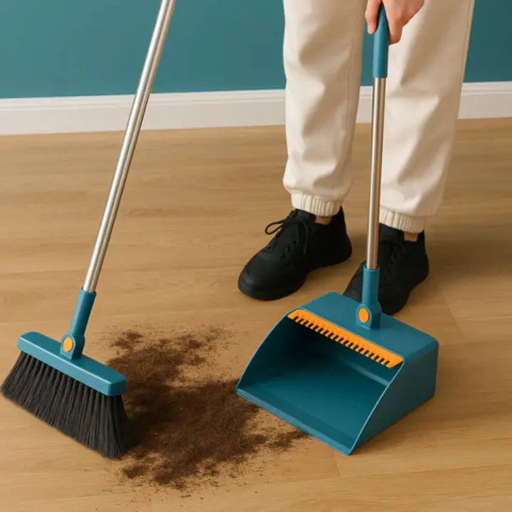 Besen-Schaufel-Set mit Reinigungskamm Mivoza Deutschland